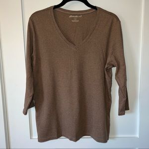 Eddie Bauer 3/4 Women’s V Neck